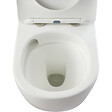 PLANETE BAIN - Pack WC suspendu gain de place bâti mural verre noir + cuvette sans bride vortex Turbi - vignette
