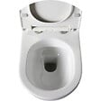 PLANETE BAIN - Pack WC suspendu mural en verre blanc et cuvette carénée sans bride CERES - vignette