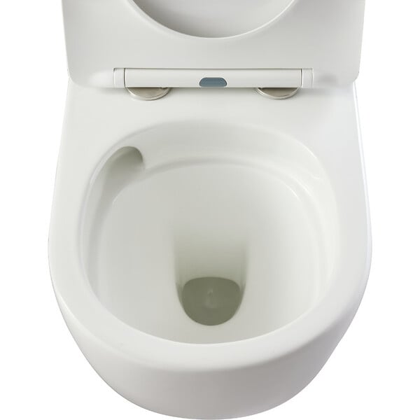 PLANETE BAIN - Pack WC suspendu avec lave-mains intégré + Cuvette gain de place sans bride vortex Turbi - large