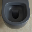 SIAMP - Pack WC Suspendu Bâti-support Universel Siamp avec Cuvette Sans Bride grise Knidos - vignette