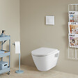 SIAMP - Pack WC Suspendu Bâti-support Universel Siamp avec Cuvette Sans Bride Samara - vignette