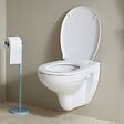 PLANETE BAIN - Cuvette WC suspendu NF avec bride Sydney, abattant simple - vignette