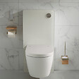 WC CLEAN - Pack WC Bati support mural avec cuvette lavante - Façade blanche -Wc japonais - Tesa - vignette