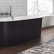 PLANETE BAIN - Baignoire semi-îlot design 170x87 cm effet texturé peau de crocodile - Acrylic Lucite® - Savane - vignette