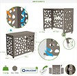 CASANOOV - Casanoov Cache clim & pompe à chaleur ANETO SUNNY aluminium taupe - taille S - vignette