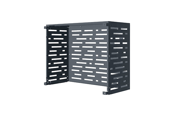 CASANOOV - Casanoov Cache Climatiseur Extérieur Acier Gris Anthracite Taille M 105x84x65 Amaro Arlberg - large