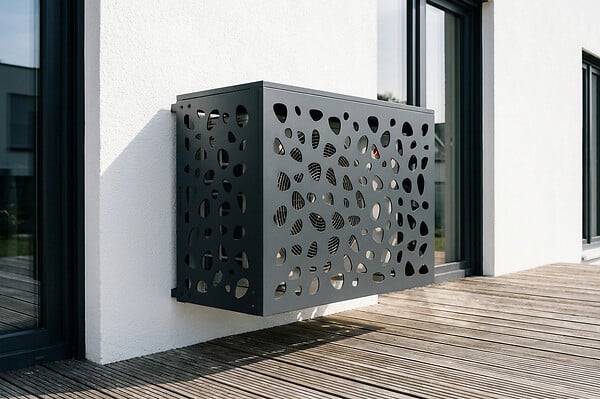CASANOOV - Casanoov Cache clim aluminium gris Aneto Sunny - taille M - large