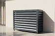 CASANOOV - Casanoov Cache Climatiseur Extérieur Acier Gris Anthracite Taille S 90x68x60 Amaro - vignette
