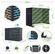 CASANOOV - Casanoov Cache Climatiseur Extérieur Acier Gris Anthracite Taille S 90x68x60 Amaro - vignette