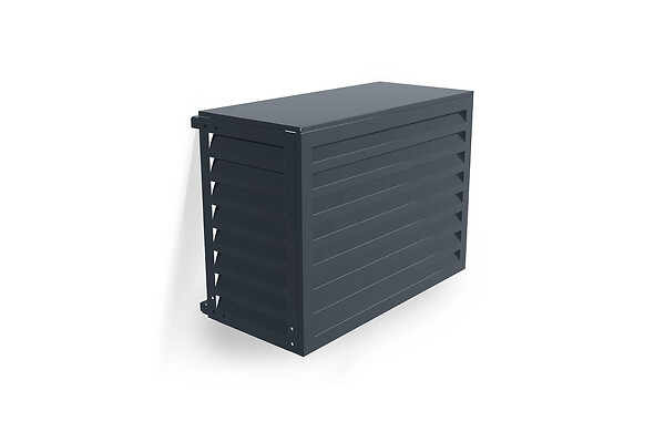 CASANOOV - Casanoov Cache Climatiseur Extérieur Acier Gris Anthracite Taille S 90x68x60 Amaro - large