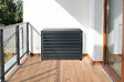 CASANOOV - Casanoov Cache Climatiseur Extérieur Acier Gris Anthracite Taille S 90x68x60 Amaro - vignette