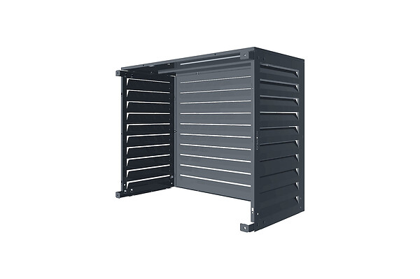 CASANOOV - Casanoov Cache Climatiseur Extérieur Acier Gris Anthracite Taille S 90x68x60 Amaro - large