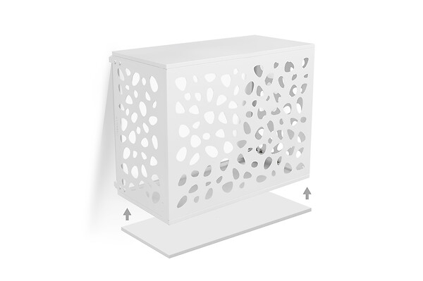 CASANOOV - Casanoov Cache clim aluminium blanc Aneto Sunny avec face inférieure - taille M - large