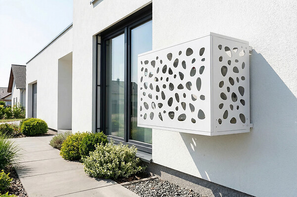 CASANOOV - Casanoov Cache clim aluminium blanc Aneto Sunny avec face inférieure - taille M - large