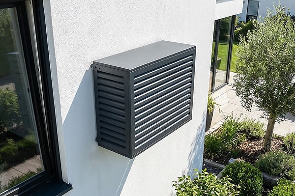 CASANOOV - Casanoov Cache clim aluminium gris Aneto avec face inférieure - taille M - large