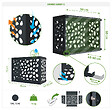 CASANOOV - Casanoov Cache Climatiseur Extérieur Acier Gris Anthracite Taille S 90x68x60 Sunny Avec Face Inférieure - vignette