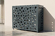 CASANOOV - Casanoov Cache Climatiseur Extérieur Acier Gris Anthracite Taille M 105x84x65 Amaro Sunny - vignette