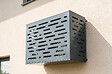 CASANOOV - Casanoov Cache Climatiseur Extérieur Acier Gris Anthracite Taille S 90x68x60 Amaro Arlberg Avec Face Inférieure - vignette