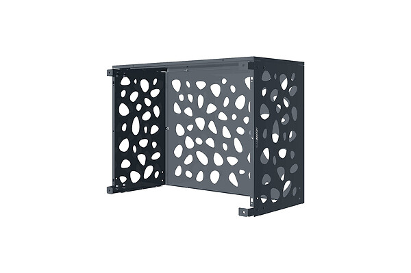 CASANOOV - Casanoov Cache Climatiseur Extérieur Acier Gris Anthracite Taille S 90x68x60 Amaro Sunny - large