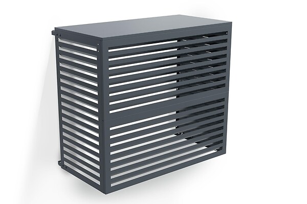 CASANOOV - Casanoov Cache clim & pompe à chaleur ANETO aluminium gris - taille XL - large