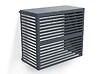 CASANOOV - Casanoov Cache clim & pompe à chaleur ANETO aluminium gris - taille XL - vignette
