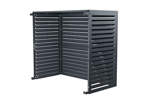 CASANOOV - Casanoov Cache clim & pompe à chaleur ANETO aluminium gris - taille XL - large