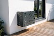 CASANOOV - Casanoov Cache clim & pompe à chaleur ANETO RUIVO aluminium gris - taille S - vignette