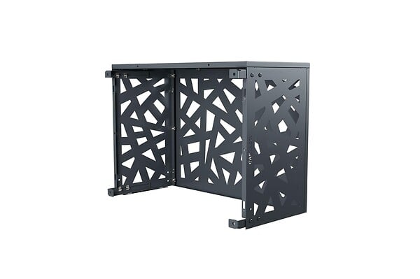 CASANOOV - Casanoov Cache clim & pompe à chaleur ANETO RUIVO aluminium gris - taille S - large