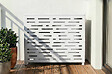 CASANOOV - Casanoov Cache clim & pompe à chaleur ANETO ARLBERG aluminium blanc - taille M - vignette