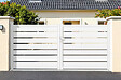 CASANOOV - Casanoov Portail battant 4 m VOGEL H.140  cm blanc aluminium - vignette