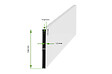 CASANOOV - Casanoov Portail battant 4 m VOGEL H.140  cm blanc aluminium - vignette