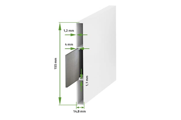 CASANOOV - Casanoov Portail battant 4 m VOGEL H.140  cm blanc aluminium - large