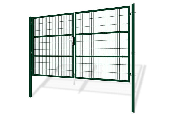 CASANOOV - Casanoov Portail battant grillagé 3 m H.180  cm RAZO + Portillon 1m RAZO H.180  cm Vert - large