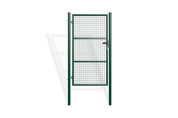 CASANOOV - Casanoov Portail battant grillagé 4 m H.180  cm OLGA + Portillon 1m OLGA H.180  cm Vert - large
