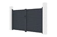 CASANOOV - Casanoov Portail battant aluminium gris CALANCIA 3 m hauteur 160  cm - vignette
