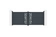 CASANOOV - Casanoov Portail battant 3 m SUNNY H.120 aluminium gris - vignette