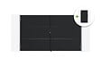 CASANOOV - Casanoov Portail battant acier 3 m NALI H.180  cm noir + Portillon H.180  cm noir - vignette