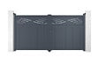 CASANOOV - Casanoov Portail battant 3 m HALTI H.160  cm aluminium gris - vignette