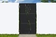CASANOOV - Casanoov Portail battant acier 3,5m NALI VELETA H.180 cm noir + Portillon H.180 cm noir - vignette