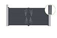 CASANOOV - Casanoov Portail battant 4 m VELETA H.180  cm alu gris + 2 poteaux 20x20  cm H.190 cm - vignette