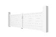 CASANOOV - Casanoov Portail battant 4 m EIGER H.115  cm blanc aluminium - vignette