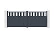 CASANOOV - Casanoov Portail battant 4 m SANTIS H.160  cm aluminium gris - vignette