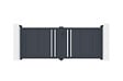 CASANOOV - Casanoov Portail battant 3 m GIONA H.120  cm aluminium gris - vignette