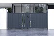 CASANOOV - Casanoov Portail battant 3 m GIONA H.120  cm aluminium gris - vignette