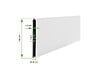 CASANOOV - Casanoov Portail battant 4 m EIGER H.140  cm blanc aluminium - vignette