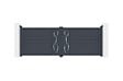 CASANOOV - Casanoov Portail battant 3,5 m LIFE H.120 aluminium gris - vignette