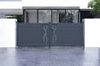 CASANOOV - Casanoov Portail battant 3,5 m LIFE H.120 aluminium gris - vignette