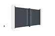 CASANOOV - Casanoov Portail battant 3,5 m GIONA H.180  cm alu + motorisation BUNKER B500 - vignette