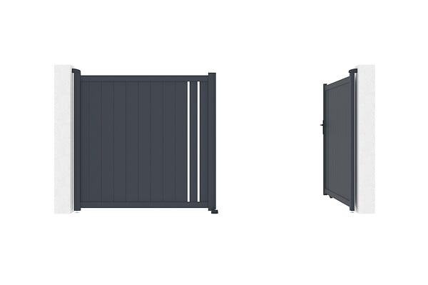 CASANOOV - Casanoov Portail battant 3,5 m GIONA H.180  cm alu + motorisation BUNKER B500 - large