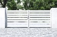 CASANOOV - Casanoov Portail battant 3,5 m VOGEL H.120 aluminium blanc - vignette